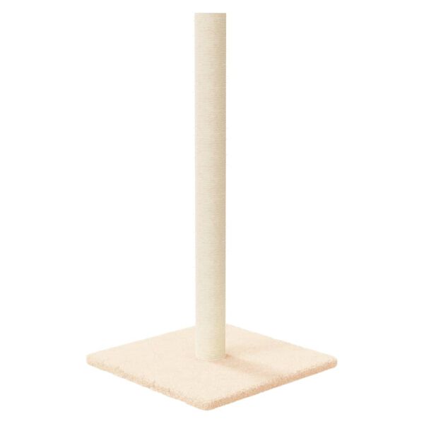 vidaXL Cat Scratching Post Cream 35x35x70 cm