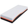 vidaXL Mattress White and Grey 70 x 200 cm Memory Foam