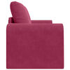 vidaXL Sofa Bed Wine Red 148 x 71 x 83 cm Velvet