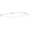 vidaXL Desk Top with Curve 80x60x2.5 cm Solid Wood Rough Mango