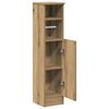 vidaXL Bathroom Cabinet with Roll Holder Artisan Oak 20.5x22x90 cm
