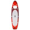 vidaXL Inflatable Stand Up Paddle Board Set Red 360x81x10 cm