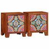 vidaXL Bedside Cabinet 2 pcs 40x30x45 cm Solid Wood Acacia