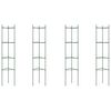 vidaXL Tomato Cages 4 pcs 154 cm Steel and PP
