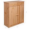vidaXL Sideboard 2 Drawers 78x35x89 cm Solid Pine Wood