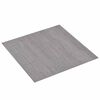 vidaXL Self-adhesive Flooring Planks Grey and Wood 30.5 x 30.5 cm
