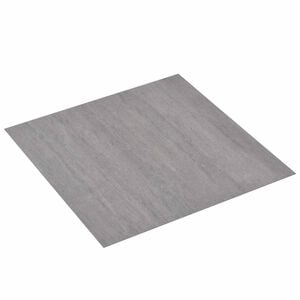 vidaXL Self-adhesive Flooring Planks Grey and Wood 30.5 x 30.5 cm