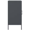 vidaXL Sideboards 2 pcs Anthracite 36x39x79 cm Steel