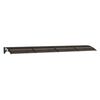 vidaXL Door Canopy Black 350x75 cm Polycarbonate