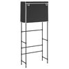 vidaXL 2-Tier Storage Rack over Laundry Machine Black 71x29.5x170.5 cm Iron