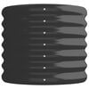 vidaXL Garden Raised Bed Galvanised Steel 114x40x36 cm Anthracite