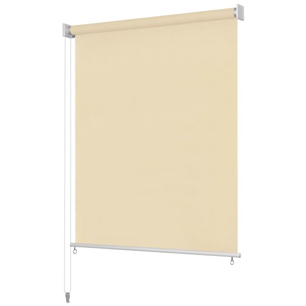 vidaXL Outdoor Roller Blind 160x140 cm Cream