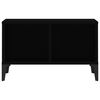 vidaXL Coffee Table Black 60x50x36.5 cm Engineered Wood