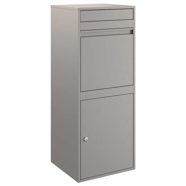 vidaXL Parcel Drop Box Rusty 41 x 38 x 103 cm Weathering Steel