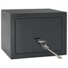 vidaXL Safe Box with Lock Dark grey 23 x 17 x 17 cm Steel