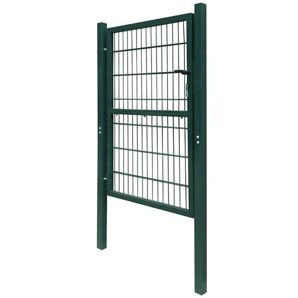 vidaXL 2D Fence Gate (Single) Green 100x180 cm