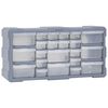 vidaXL Multi-drawer Organiser with 22 Drawers 49x16x25.5 cm