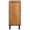 vidaXL Sideboard with Door Natural 90 x 33.5 x 75 cm Solid Acacia Wood