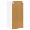 vidaXL Hanging Cabinet with Door White 40 x 31 x 80 cm Engineered Wood