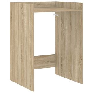 vidaXL Wash Machine Cabinet Sonoma 67.5 x 62 x 97 cm Engineered wood