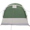 vidaXL Camping Tent Tunnel 4-Person Green Waterproof