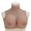 vidaXL Silicone Breastplate Tan H Cup