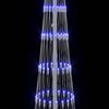 vidaXL LED Christmas Tree with 290 LEDs Blue 70 x 70 x 250 cm Metal