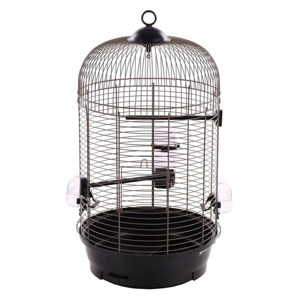 FLAMINGO Parakeet Cage Sanna 2 35x35x67 cm Metallic Taupe