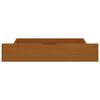 vidaXL Bed Frame without Mattress Honey Brown Solid Wood 90x200 cm