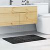 vidaXL Anti-slip Bath Mat Dark grey 60 x 90 cm PP