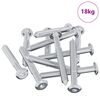 vidaXL Screw 1800 pcs Silver M6 x 50 mm Steel