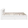 vidaXL Bed Frame with Headboard White 200x200 cm Solid Wood Pine
