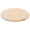 vidaXL Table Top Natural Pinewood Round 25 mm 90 cm