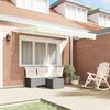 vidaXL Retractable Awning Cream 250 x 200 cm Polyester and Aluminium