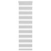 vidaXL Zebra Blind Light Grey 50x150 cm Fabric Width 45.9 cm Polyester