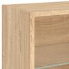 vidaXL 8 Piece TV Wall Units with LED Sonoma Oak Engineered Wood