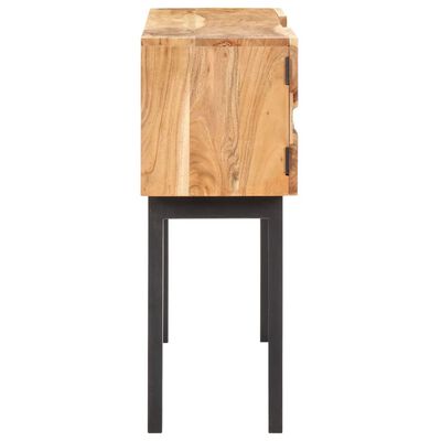 vidaXL Sideboard 120x30x75 cm Solid Acacia Wood