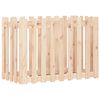 vidaXL Garden Raised Bed with Fence Design 100x50x70 cm Solid Wood Pine