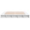 vidaXL Bed Frame without Mattress White 200x200 cm