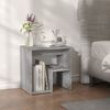 vidaXL Bed Cabinet Grey Sonoma 40x30x40 cm Engineered Wood