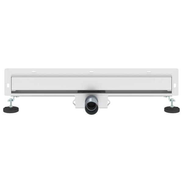 vidaXL Wall Mounted Shower Drain Silver 60 cm Stainless Steel 304