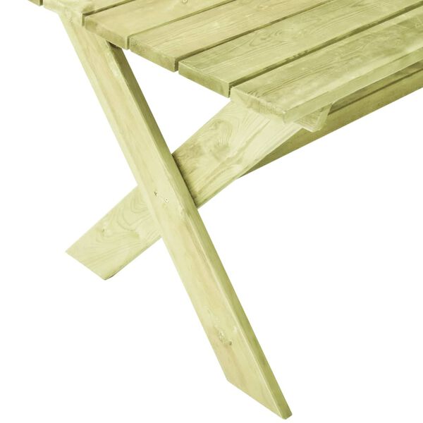 vidaXL Garden Table 170x73x70 cm Impregnated Pinewood