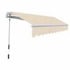 vidaXL Folding Awning Manual Operated 300 cm Cream