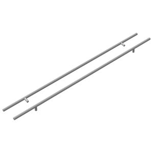 vidaXL Cabinet Handle 2 pcs Silver 800 mm Stainless Steel