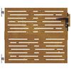 vidaXL Garden Gate 85x100 cm Corten Steel Square Design