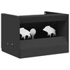 vidaXL Bullet Trap Box Black 29 x 22 x 20 cm Steel
