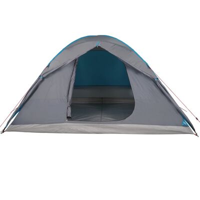 vidaXL Camping Tent Dome 6-Person Blue Waterproof