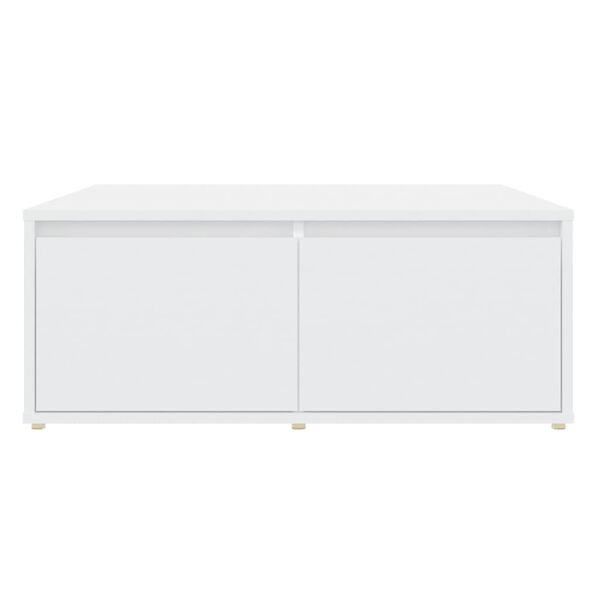 vidaXL Coffee Table White 80x80x31 cm Engineered Wood