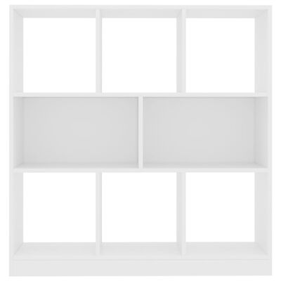 vidaXL Book Cabinet White 97.5x29.5x100 cm Engineered Wood