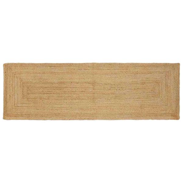 vidaXL Area Rug Beige 80 x 400 cm Jute